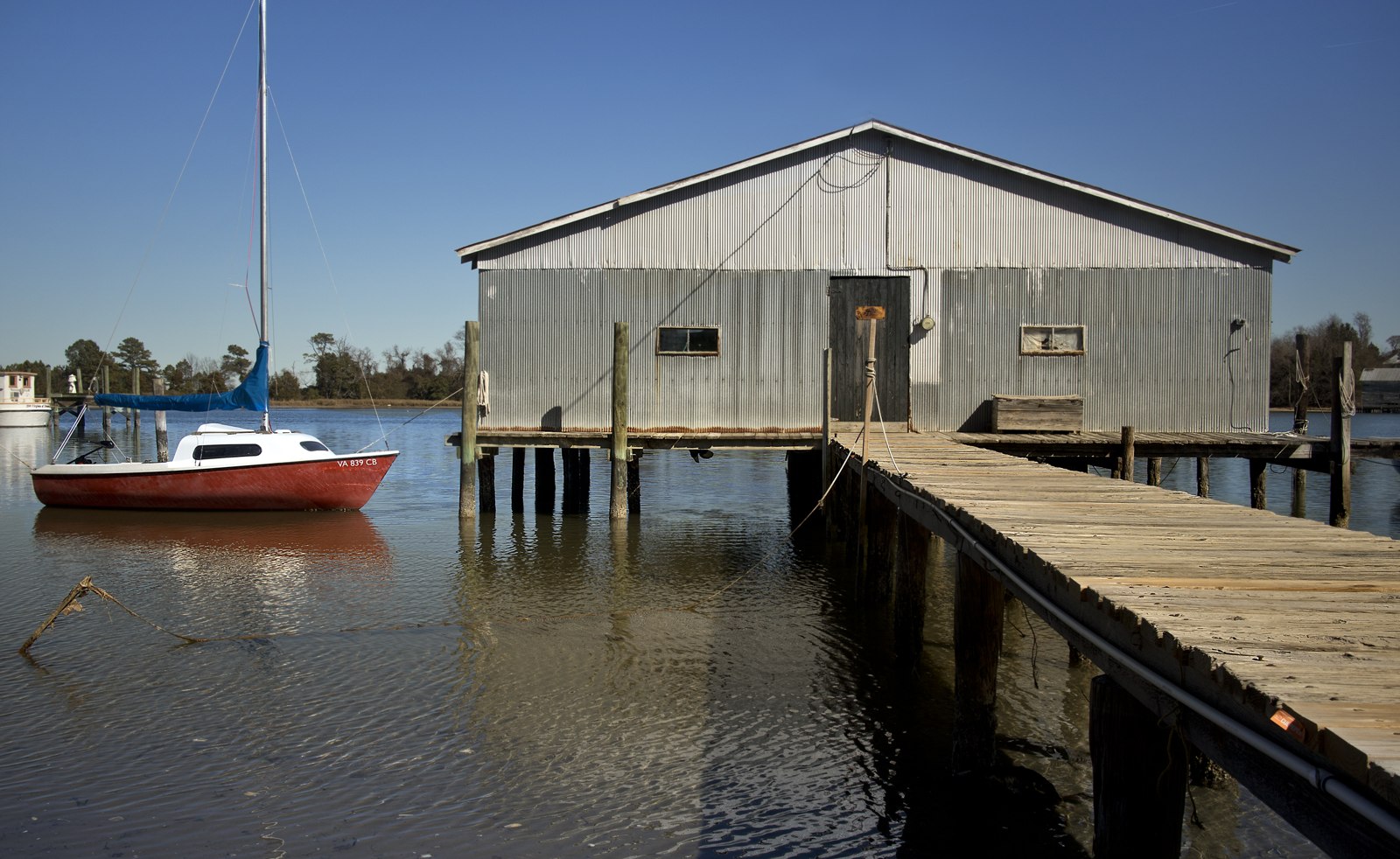 Urbanna Creek waterfront, Urbanna, Middlesex County